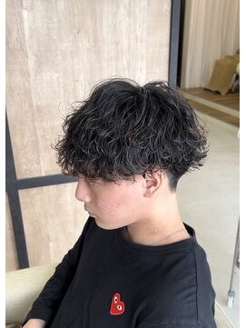 メンズギフト(men's GIFT) 波巻きスパイラルパーマ刈り上げマッシュ