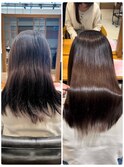 美髪カールシアーカラーピンクブラウンエアリーロングセミディ