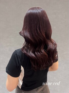 カラークチュール(Color Couture) 暖色カラー/ワインレッド/セミディ/シアーカラー/姫カット