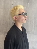 アース 八王子店(HAIR&MAKE EARTH)&nbsp;金髪スパイキーショート★