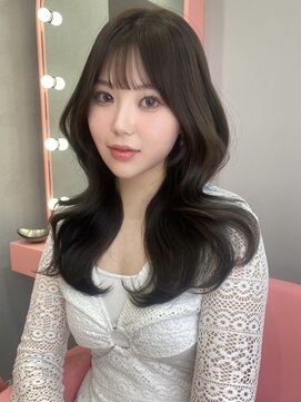 ボタン シブヤ(VOTAN SHIBUYA) オリーブ/グレージュ/韓国ヘア/渋谷/レイヤー/顔まわり