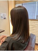 20代30代40代ストレート顔周りレイヤー【髪質改善/百合ヶ丘】