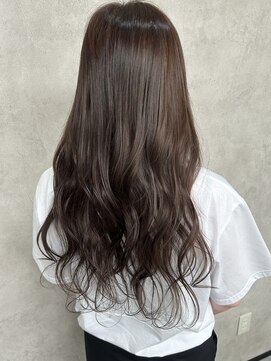 ルノン シェリー(LUNON cheliy) ショコラグレージュカラー/ハイライトカラー/ロングヘア