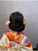キッズヘアセット 七五三/和装/シニヨン/お団子/着付け#2