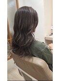 グレージュハイライトカラー ハイライト