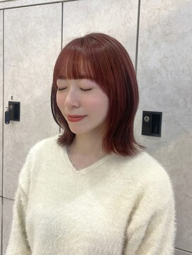 シア 春日部店(SHEER) 【ブリーチなし】チェリーピンク