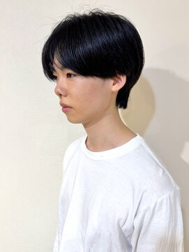 クレビアテン(CreBiA ten_) メンズカット　シースルーマッシュ　韓国ヘア