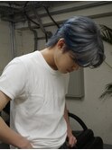 ネオウルフハイトーンエンドカラーシルバーグレー中性ウルフ