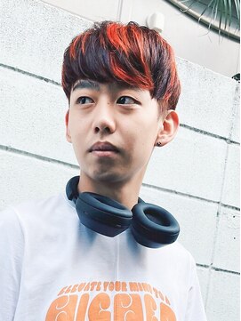 サル 代官山(SAL) 【SAL】ポイントブリーチオレンジマッシュ