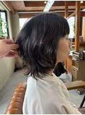 【八田瞳】伸ばしかけも楽しく◎ニュアンスパーマ