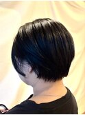 ショート/ボブ/大人ショート/ブルーブラック/トリートメント