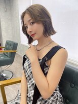 リミットバイアフィナー 大宮店(limit by Afinar) くびれボブ/レイヤーボブ/オリーブベージュ