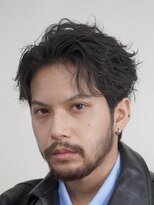 レタッチバイフィフス(RETOUCH by fifth)&nbsp;原宿ルーズパーマオールバックスパイラルパーマ大人色気ヘア30代