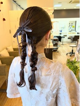 ルシード スタイル レクラ 栄生店(L'UCIDO STYLE L'eclat)の写真/【栄生駅30秒・P有】結婚式のヘア・着付けもOK♪思い出に残る大切な日は、もっとキレイに、もっと可愛く!