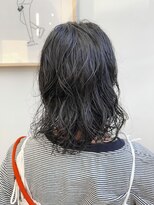 ヘアー アイス 御器所本店(HAIR ICI) 20代30代秋冬暗髪カラーレイヤーボブパーマ小顔ショート