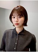 大人かわいいボブヘア