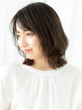 カバーヘア ブリス 志木南口駅前店(COVER HAIR bliss) 大人美人ヘーゼルブラウンシャギーボブ//志木20代30代40代