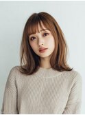 外ハネボブ×ベージュで抜け感UP【夙川/苦楽園/西宮】