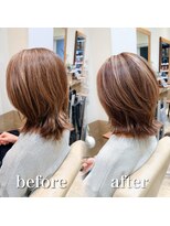 ステラバイケンジ 藤沢(STELLA by KENJE)&nbsp;白髪ぼかし細めハイライト30代40代50代【藤沢　藤沢駅】