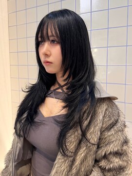 【廣川】グレーブラック/ハッシュカット/ハッシュレイヤー