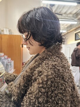 ニール 名古屋 伏見 丸の内(NEELU) 【NEELU_misa】ボブ 柔らかいパーマスタイル