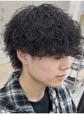 波巻きスパイラルパーマツイストスパイラルパーマウルフ名古屋栄