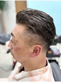 メンズカットツーブロックアイロンパーマ