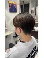 クレオ 福大通り店(CREO)&nbsp;ニュアンスパーマ◎センターパート×抜け感好感度UPメンズ