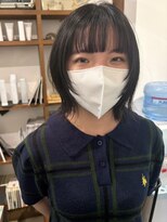 バローチェ 大阪 堀江(Barouche)&nbsp;【Barouche/西川二葉】　ウルフボブ/ナチュラル/堀江