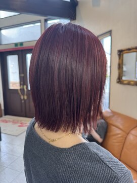 コレットヘア(Colette hair) 【Ren】ミディアムスタイル　レッド