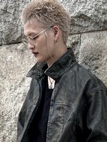 メンズサロン ガウディ 三宮店(men's salon Gaudi)&nbsp;金髪ボウズ×ハイトーンスパイキーショート×メンズ短髪カット