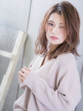 ネオリーブ コパン 鶴見店(Neolive copain) ニュアンスウェーブで軽やかミディアム neolivecopain