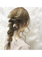 あみおろしアレンジ プリヘアアクセ 堺市