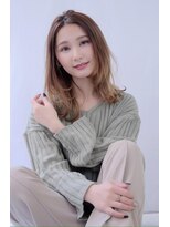 ヘアーアンドメイク アズール 志木店(Hair&Make Azur) 【Azur志木】前髪なしでも可愛いメリハリセミディー