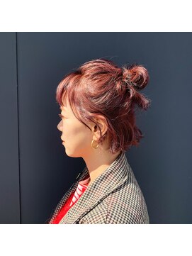 ダブル(W) ブリックピンクmini bob