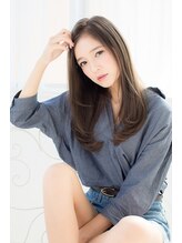 【ストレート】艶があってナチュラルな毛先が喜ばれるハヤスズ美容室のストレート☆