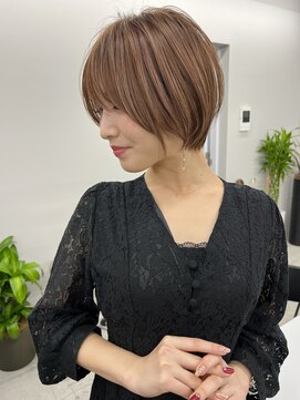 ジルブラン 錦糸町(JIL BLAN) 大人可愛い丸みショートデザインハイライトオージュア【錦糸町】