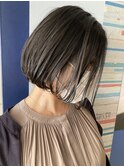 ぱつっとボブ×黒髪