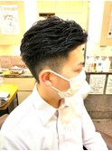 20代30代ショートビジネスパーマ