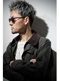 大人男子のブリーチカラー