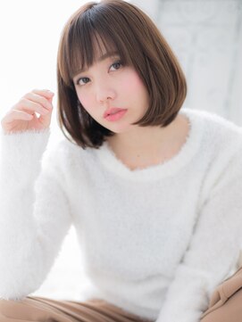 ドクターズ サロン ラブ(Dr's Salon LAB) 小顔補正立体カットで魅せるシンプルボブヘアf古河20代30代40代
