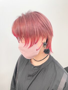 オーティティ(O-TETE) O-TETE カシスカラー毛先レッド