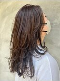 透明感カラー/ロングレイヤー