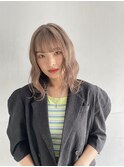 くびレイヤー 波巻き デザインカラー 外ハネボブ【Riku