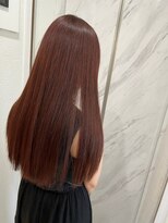 ネウィ 国分寺(newi)&nbsp;ロングレイヤーカット/髪質改善/チェリーピンク