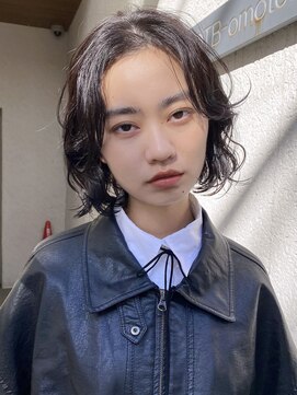 エムクランメイクス 原宿 表参道(m.clan MAKE'S) ボブパーマ ニュアンスパーマ センターパート