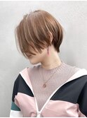 【GEEKS渋谷】大人ハイライト/シルキーベージュ/クールショート