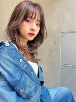 メーヴェ(Mowen) mowen 南堀江 ウルフ×ショコラベージュ×ハイライトカラー