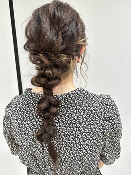 フォルテ 焼津店の写真/特別な日のヘアセットはプロにお任せ◎結婚式や入学式などのイベントを華やかに彩るstyleを創り上げます！