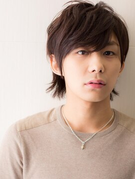 モッズヘアー メン 戸田公園店(mod's hair men) マットブラウンのアンニュイウルフの無造作こなれヘアe戸田公園